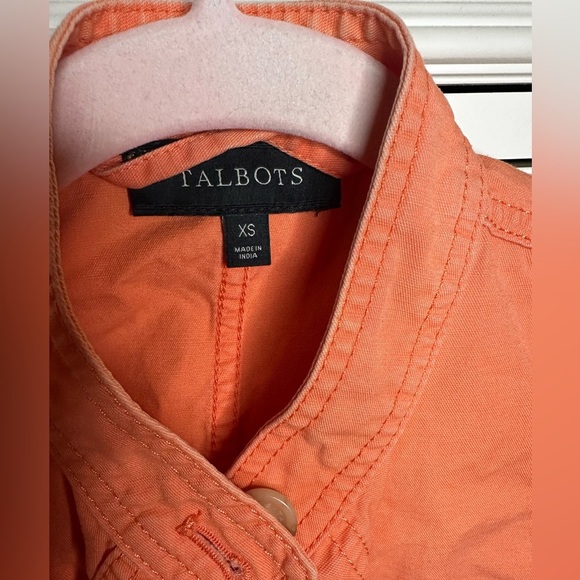 Talbots Orange Utility‎ Jacket - Size XS - Picture 3 of 3
